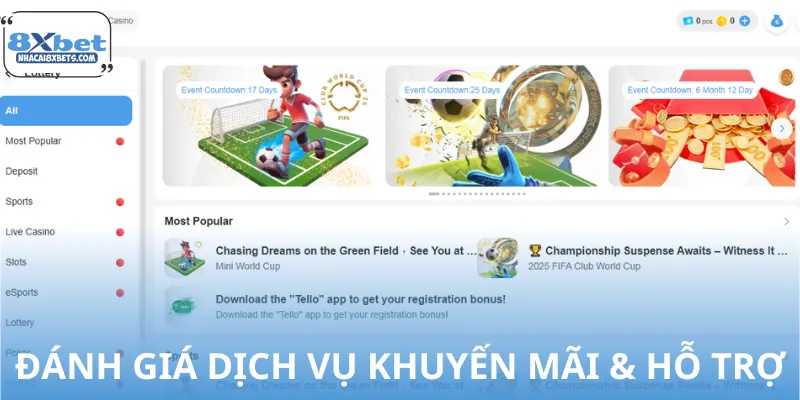 Những dịch vụ như khuyến mãi hay CSKH được đánh giá cao